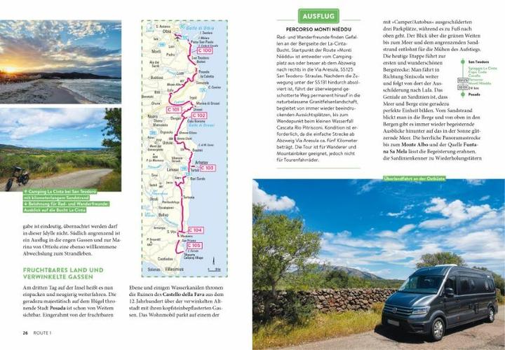 Produktbild Sardinien mit dem Wohnmobil Die schönsten Routen von Sassari bis Cagliari (Deutsch, Martin Klug, Petra Lupp, 2022)