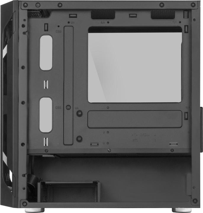 Actual product image Silverstone Fara H1M Pro Micro-ATX Case - Tempered Glass, ARGB (mATX, Mini-ITX, Mini-DTX)