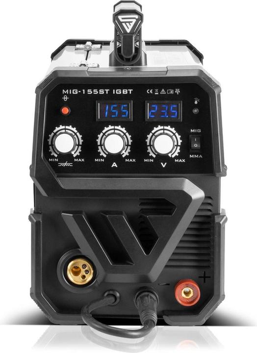 Image du produit Stahlwerk Poste à souder sous protection gazeuse MIG 155 ST IGBT de 155 ampères avec MMA E-Hand
