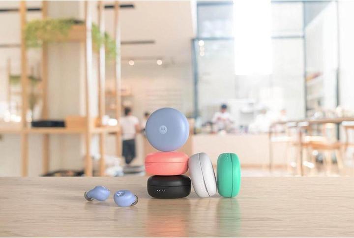 Produktbild Motorola True Wireless In-Ear-Kopfhörer Vervebuds 250 Weiss (ANC, 6 h, Kabellos)