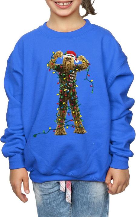 Immagine prodotto Star Wars Chewbacca Christmas Lights Felpa Ragazze (152, 158)