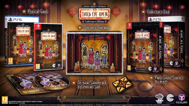Produktbild Tesura Paper Ghost Stories Third Eye Open (Collector's Edition) (Switch)