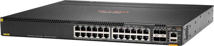 Immagine prodotto HPE E Interruttore Aruba, 24 porte PoE e 4 porte SFP56, livello 3, impilabile, 1U, One Touch (24 Porti)