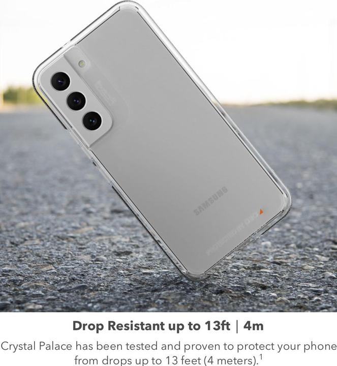 Image du produit gear4 Coque arrière D3O Crystal Palace Galaxy S22+ Clear (Samsung Galaxy S22+)