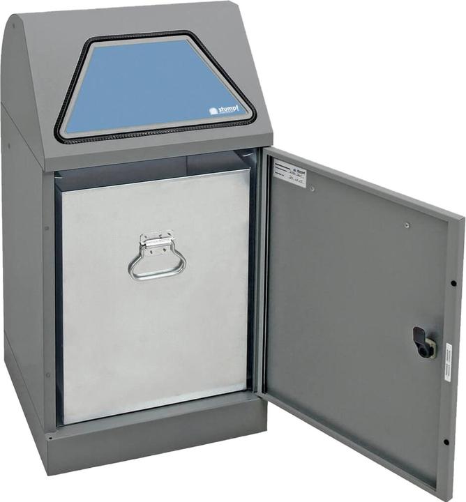 Image du produit kaiserkraft Système de collecte des déchets recyclables, volet à commande manuelle (45 l)
