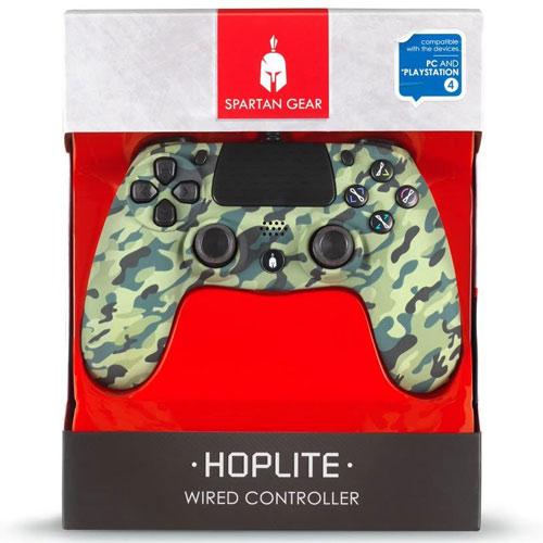 Immagine prodotto Spartan Gear Controller PS4 Hoplite mimetico cablato compatibile con PC e PS-4 (PS4, PC)