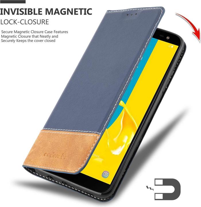 Actual product image Cadorabo X-Wallet faux leather suit cover (Samsung Galaxy J6 (2018))