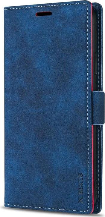 Produktbild N.Bekus iPhone 14 - Flip Case Hülle blau (Apple iPhone 14, Apple iPhone 13)