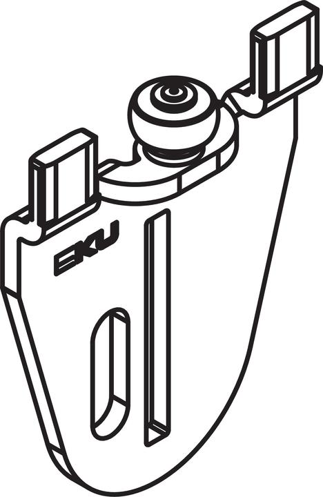 Actual product image HAWA Sliding door fittings -REGAL B 25 H/SP, Forslide