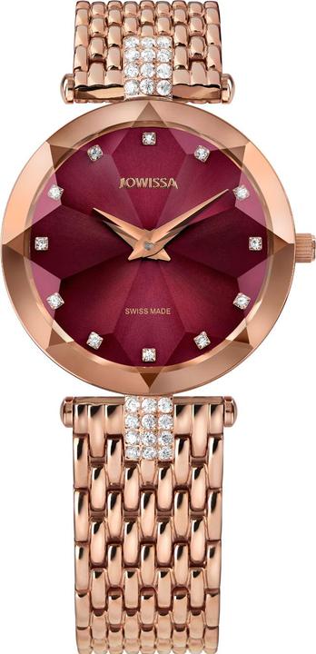 Actual product image Jowissa J5.714.M Facet Rhinestone Ladies Watch 29mm 5ATM (Swiss made, 29 mm)