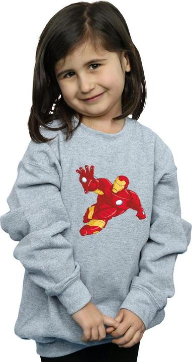 Produktbild Iron Man Simple Sweatshirt Mädchen (140, 146)