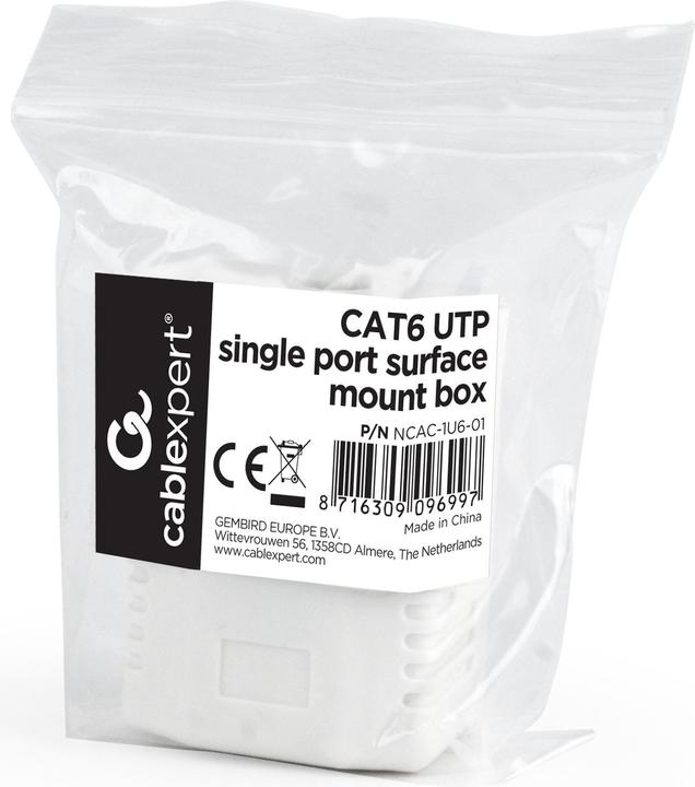 Immagine prodotto Gembird NCAC-1U6-01 Scatola di montaggio CAT6 UTP