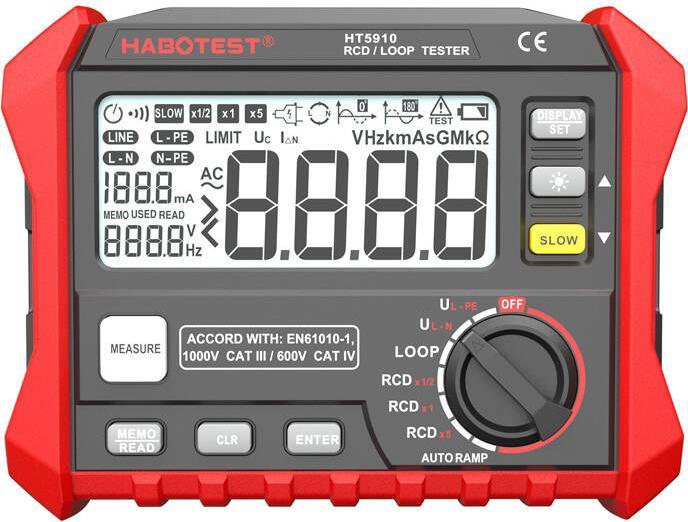 Image du produit Habotest HT5910 Testeur numérique de résistance de la terre