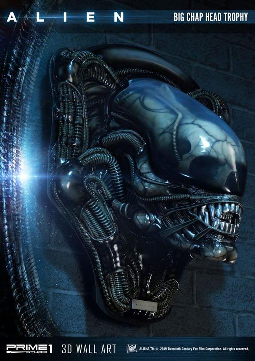 Image du produit Prime 1 Studio Alien plaque murale 3D Big Chap Head Trophy 58 cm