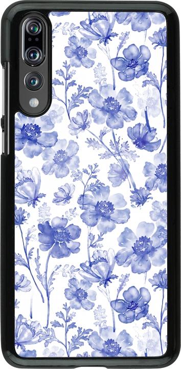 Image du produit PhoneLook Coque Spring 23 watercolor blue flowers (Huawei P20 Pro)