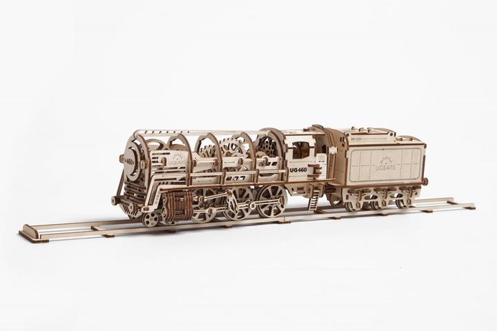 Actual product image Ugears Steam locomotive with tender