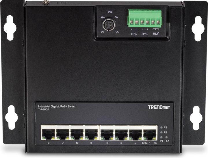 Image du produit Trendnet Commutateur industriel 8 ports Gbit Unman. PoE+ FA (8 Ports)