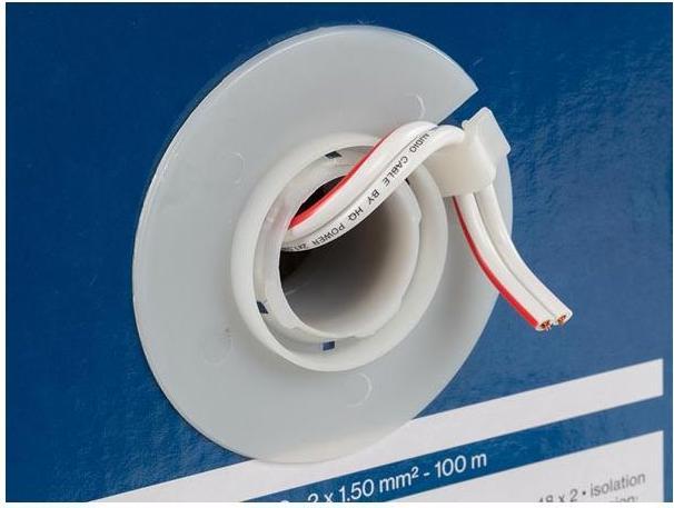 Image du produit Cables CÂBLE HAUT-PARLEUR - BLANC - 2 x 1.50 mm² - 100 m (100 m, 1.50 mm²² mm)