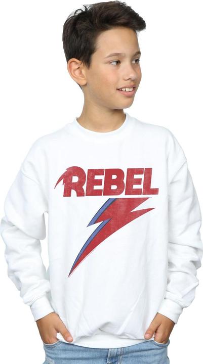 Produktbild David Bowie Distressed Rebel Sweatshirt Jungen (128)