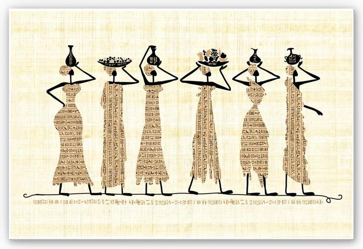 Produktbild Trenddeko Ägyptische Frauen (100 x 70 cm)