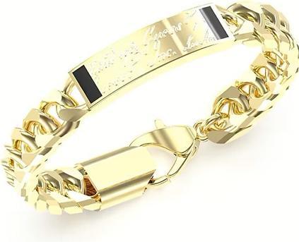 Immagine prodotto Guess - Gold-plated bracelet for men Inscription JUMB04401JWYG - Length: 21 cm (21 cm)
