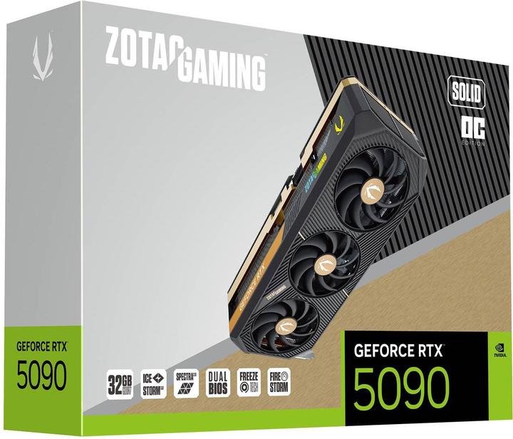 Actual product image Zotac GeForce RTX 5090 Solid OC (32 GB)