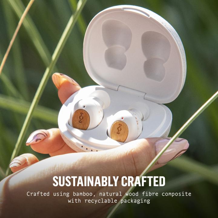 Image du produit House of Marley Écouteurs Bluetooth Champion Ear Buds Cream (8 h, Sans fil)