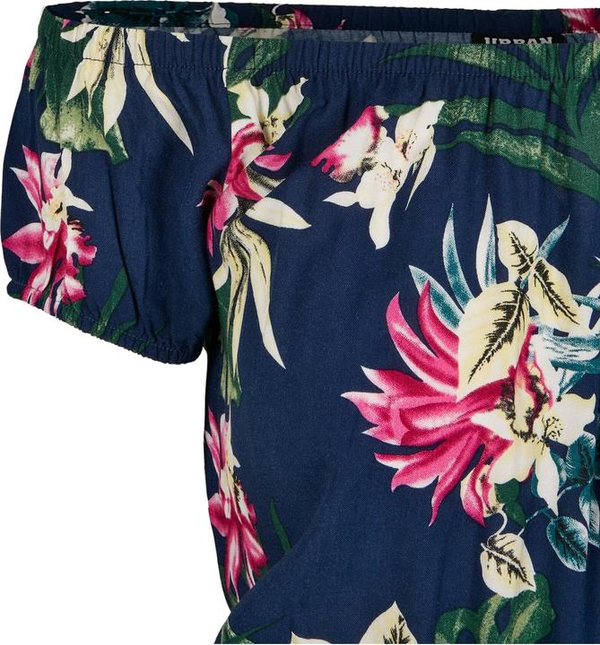 Image du produit Urban Classics Ladies AOP Off Shoulder Short Jumpsuit (5XL)