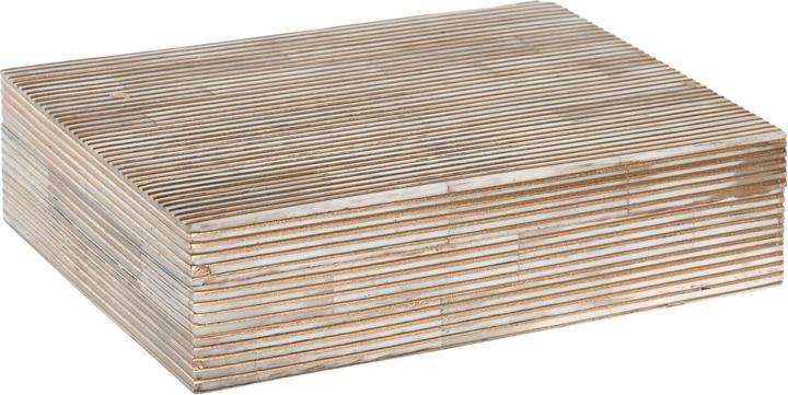 Produktbild DKD Home Decor Box-Schmuckkästchen 20,5 x 13 x 5,5 cm Creme Knochen Harz