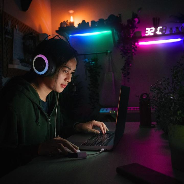 Immagine prodotto B.K.Licht Striscia LED RGB magica (RGB, 500 cm, Interno)