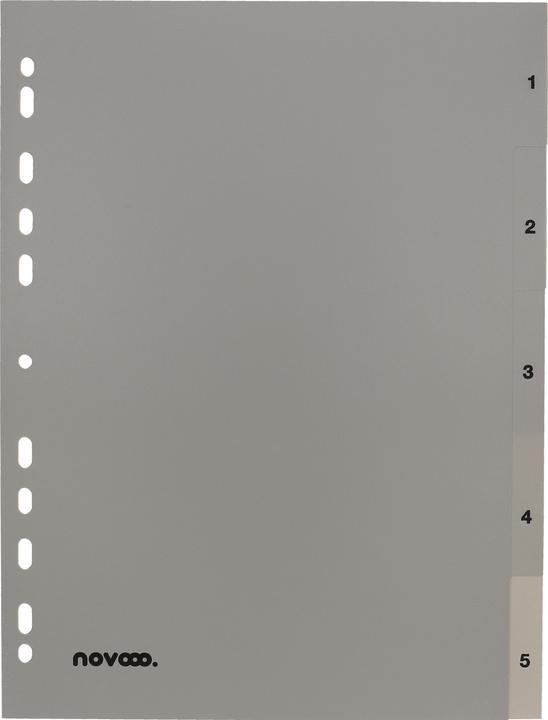 Image du produit Novooo Intercalaire PP gris A4