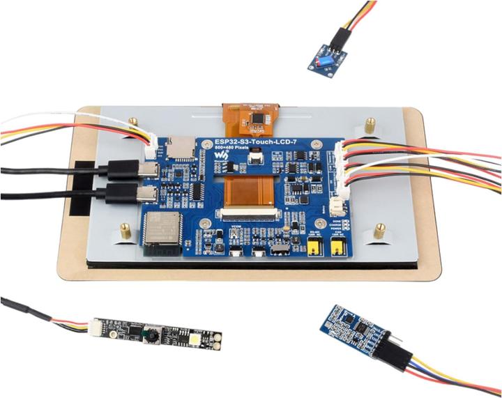 Actual product image WaveShare ESP32-S3 7inch Capacitive Touch Display Development Board 800x480