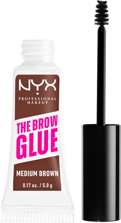 NYX Professional Make-Up The Brow Glue Instant Styler (Medium Brown)