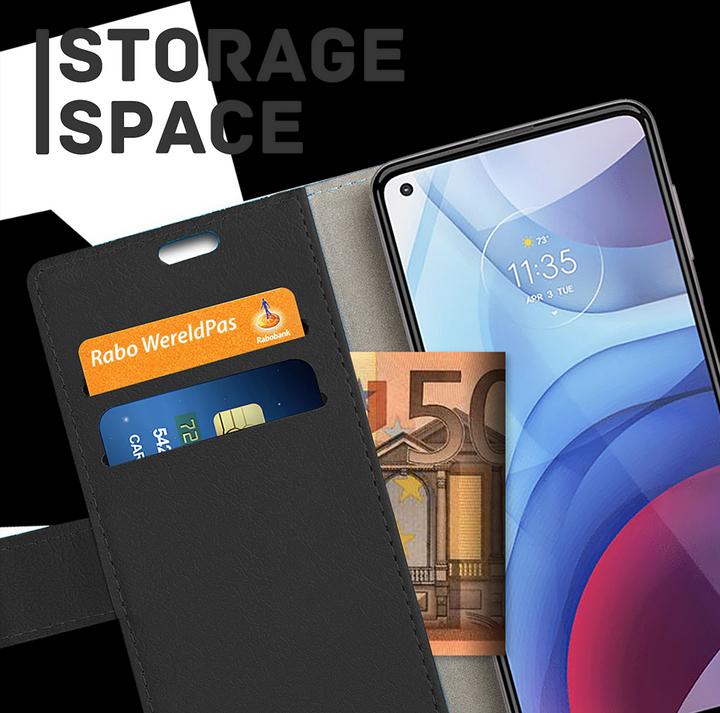 Produktbild Cazy Book Case Kompatibel mit Motorola Moto G Power 2021 - Hülle klappbar Kunstleder - (Motorola Moto G Power (2021))