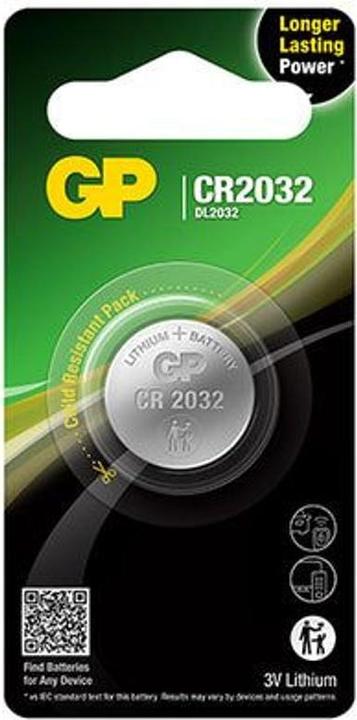 Produktbild GP Batteries Cr2032 (5 Stk., CR2032, 220 mAh)