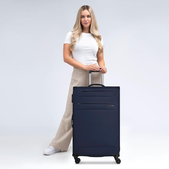 Produktbild Worldpack Chicago 4 Rollen Trolley L 78 cm mit Dehnfalte (95 l, XL (ab 115l))