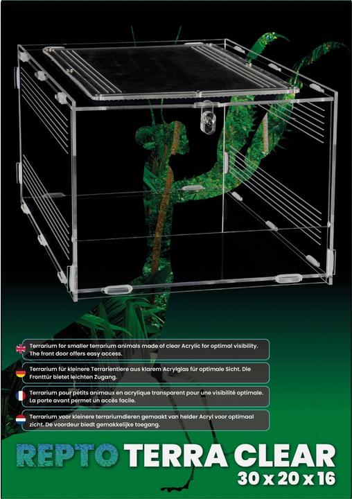 Image du produit Repto Plant Terrarium Plexi, 30 x 20 x 16 cm
