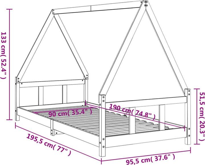 Immagine prodotto VidaXL Uzziel (90 x 190 cm)