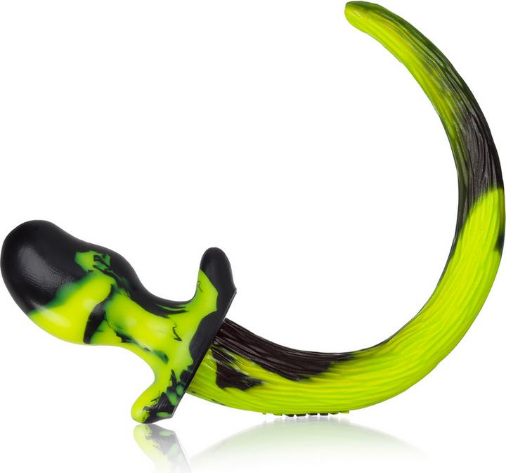 Oxballs Puppy Tail - Beagle - Black/Acid Yellow