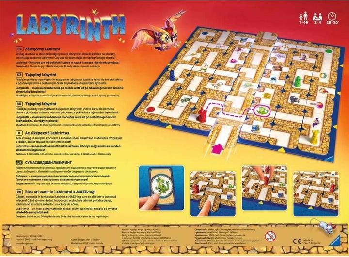 Immagine prodotto Ravensburger Il gioco da tavolo Labyrinth (Multilingue)