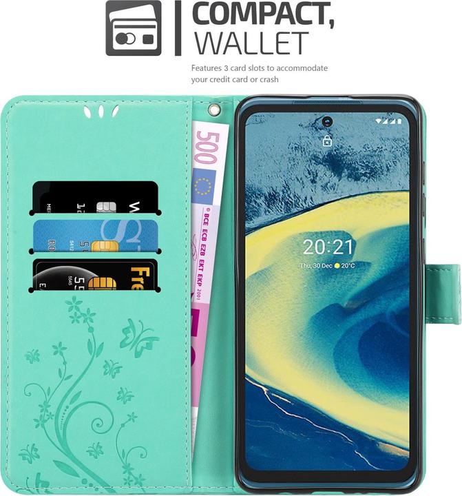Immagine prodotto Cadorabo Copertina del libro a fiori (Nokia XR20)