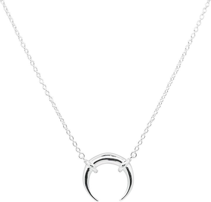 Produktbild Leyda Halskette Halbmond (Silber 925, Synthetischer Stein, 70 - 80 cm)