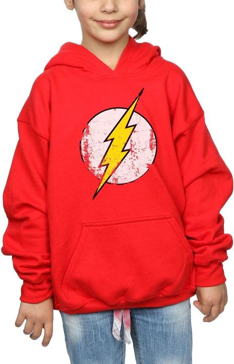 Produktbild Flash Distressed Logo Kapuzenpullover Mädchen (140, 146)
