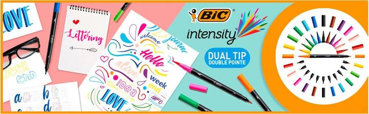 Produktbild Bic Intensity Filzstifte mit Doppelpunkt (Mehrfarbig, 6 x)