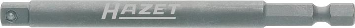 Actual product image HAZET Impact adapter 8508S-3 ∙ Hexagon, solid 6.3 (1/4 inches) ∙ Square, solid 6.3 mm (1/4 inch)