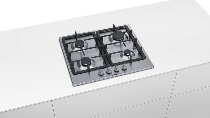Actual product image Siemens iQ300 EG6B5PB90 Cooktop Stainless Steel, Integrated Gas Cooktop 4 Zone(s)