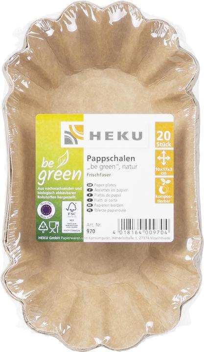Produktbild Heku Einweg Pappschalen (20 x)