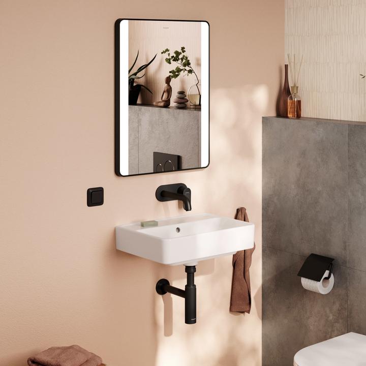 Immagine prodotto hansgrohe Xanuia Q lavabo, senza foro per rubinetto, con troppopieno, 500x390 mm, SmartClean, bianco