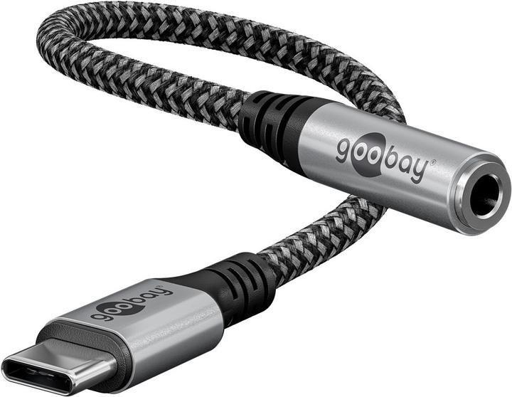 Produktbild Goobay Adapter USB-C auf Klinke (USB Typ C, 3.5mm Klinke)