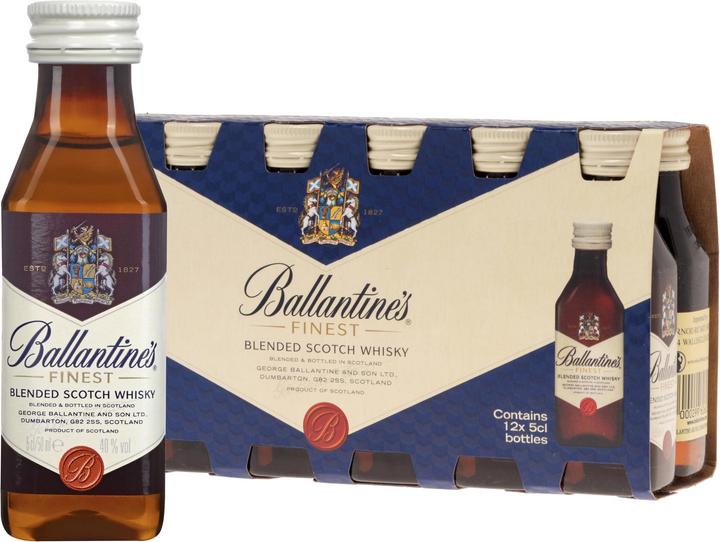 Ballantine's Finest 12 x 0.05 l (Blended Whisky, Scotch whisky, 12 x 5 cl)